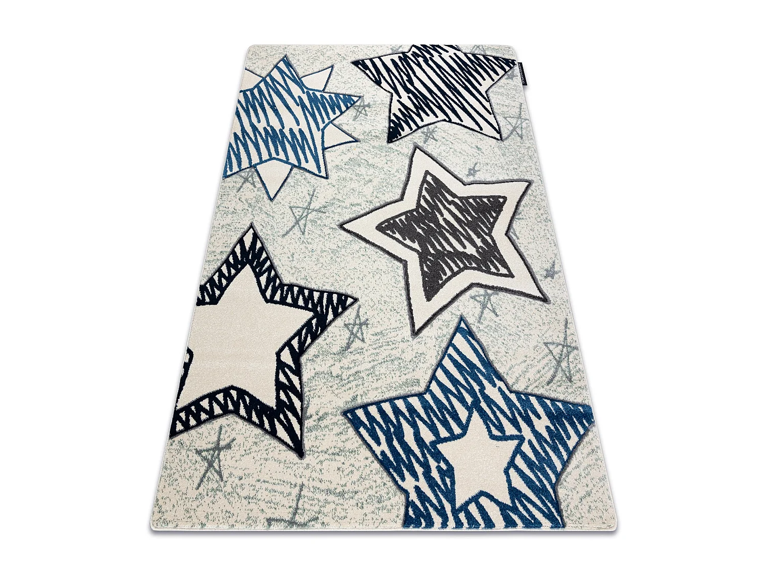 Tapis PETIT STARS étoiles bleu 240x330 cm