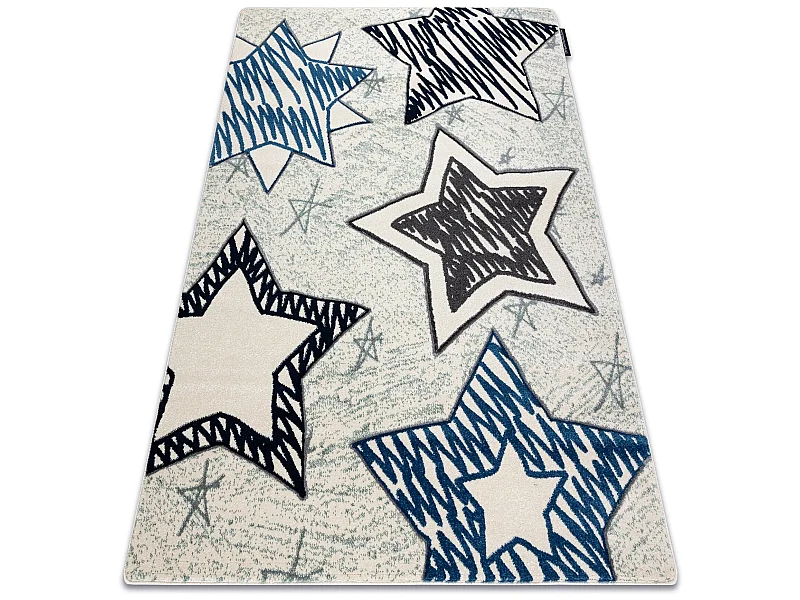 Kinderteppich PETIT STARS Sterne blau 160x220 cm