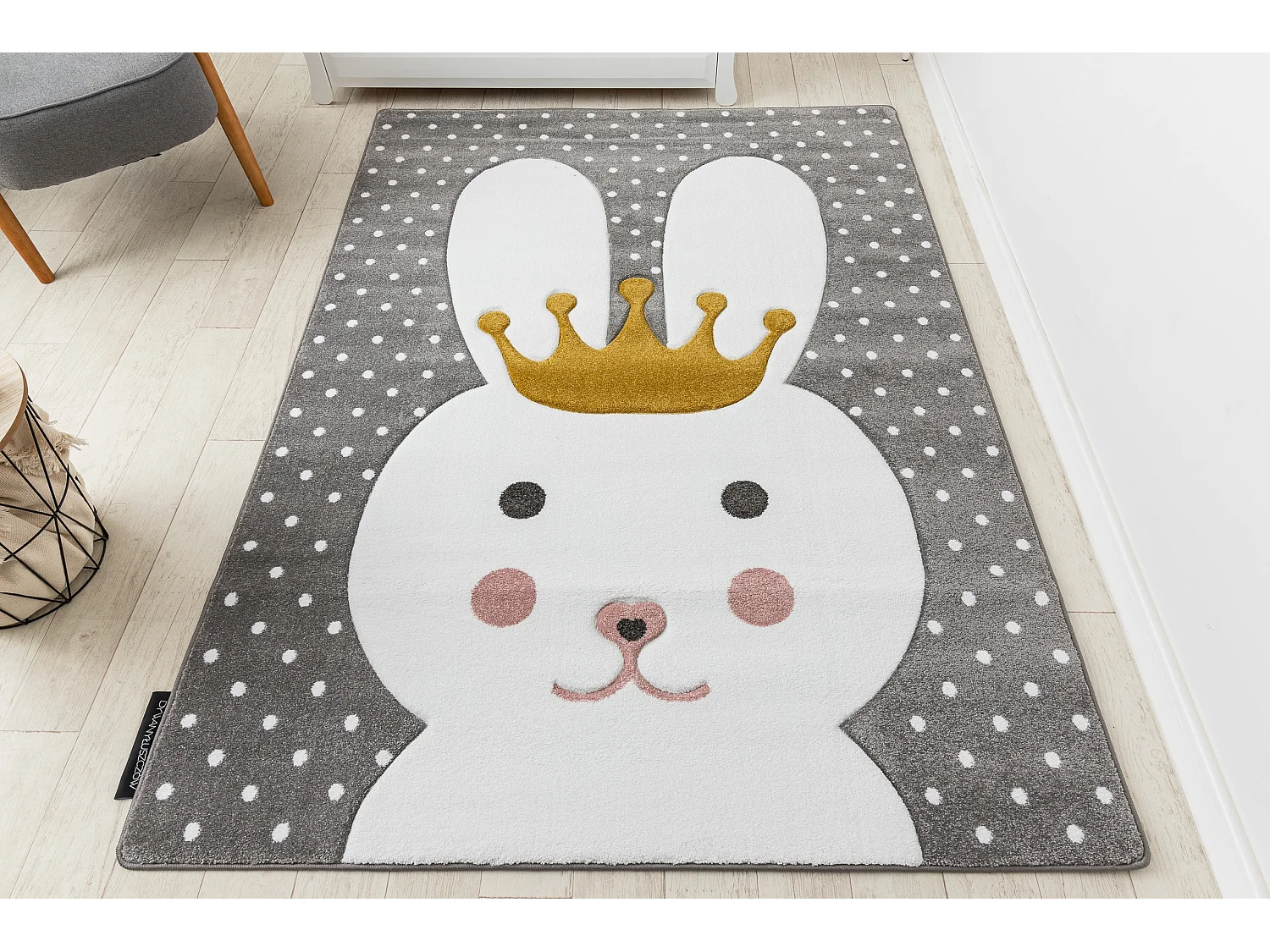 Tapis PETIT BUNNY PETIT LAPIN gris 180x270 cm