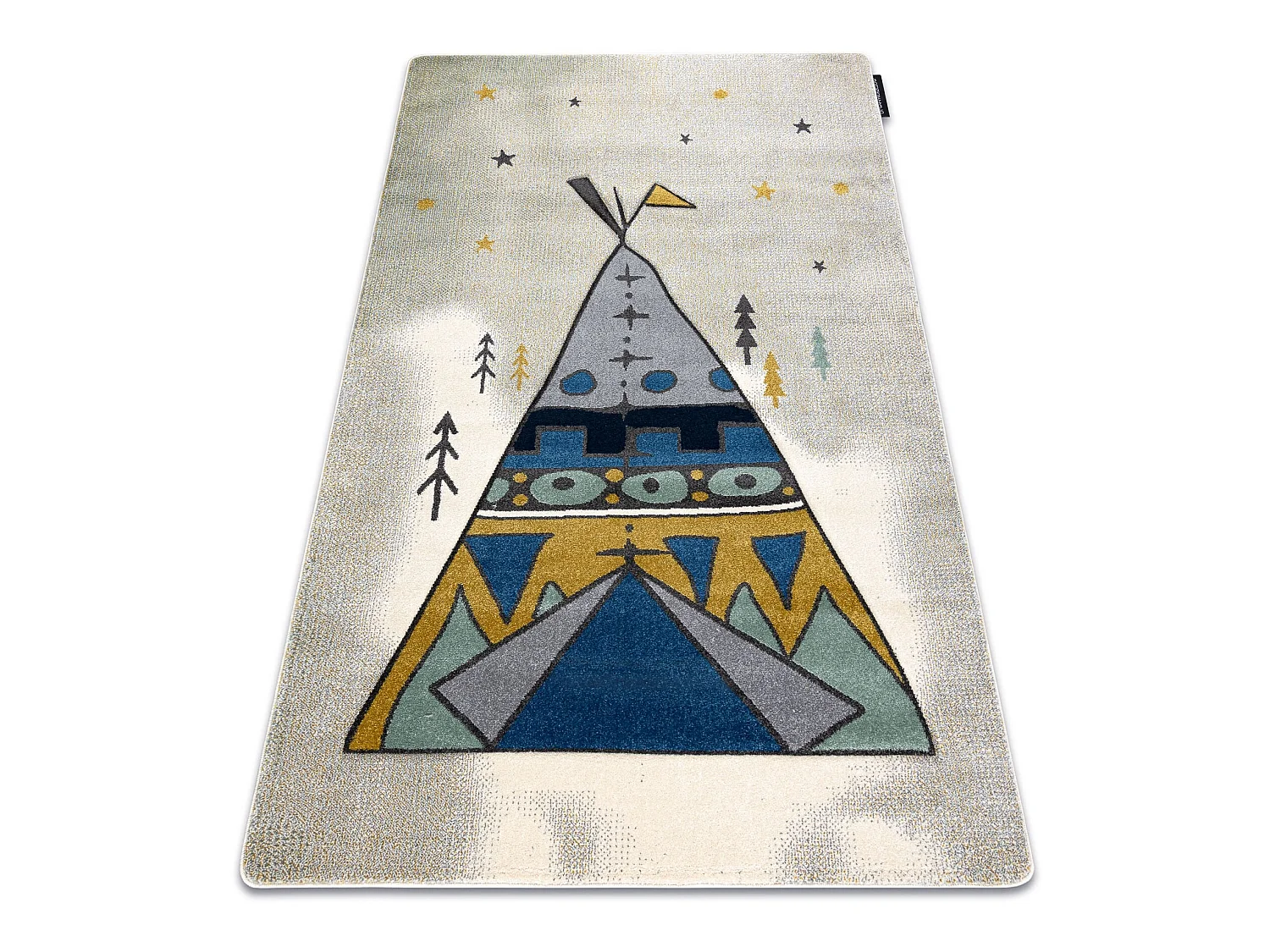 Tapijt PETIT TIPI grijskleuring 140x190 cm
