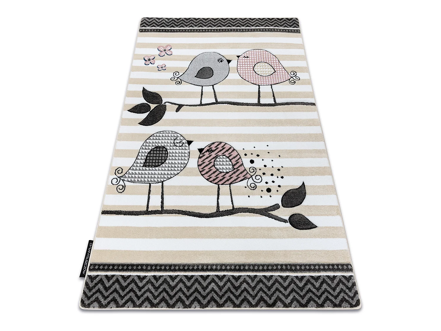 Kinderteppich PETIT VÖGEL sahne 140x190 cm