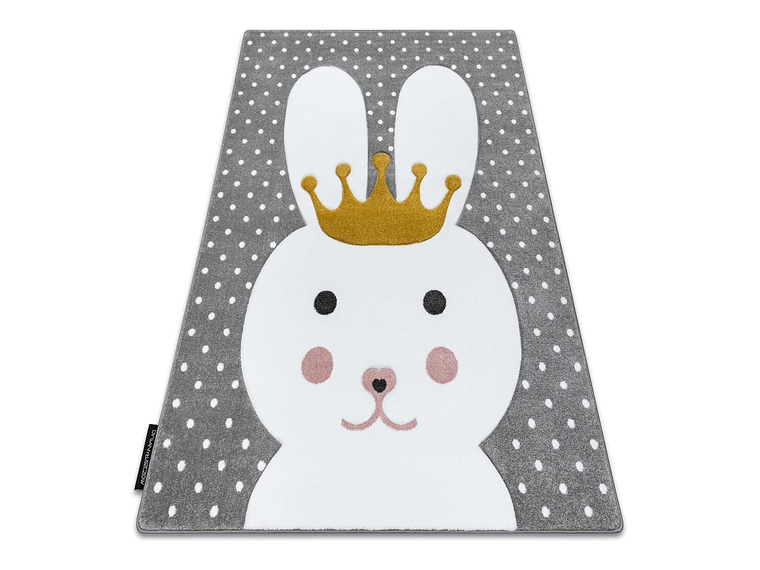 Tapijt PETIT BUNNY KONIJNTJE KONIJN grijskleuring 160x220 cm