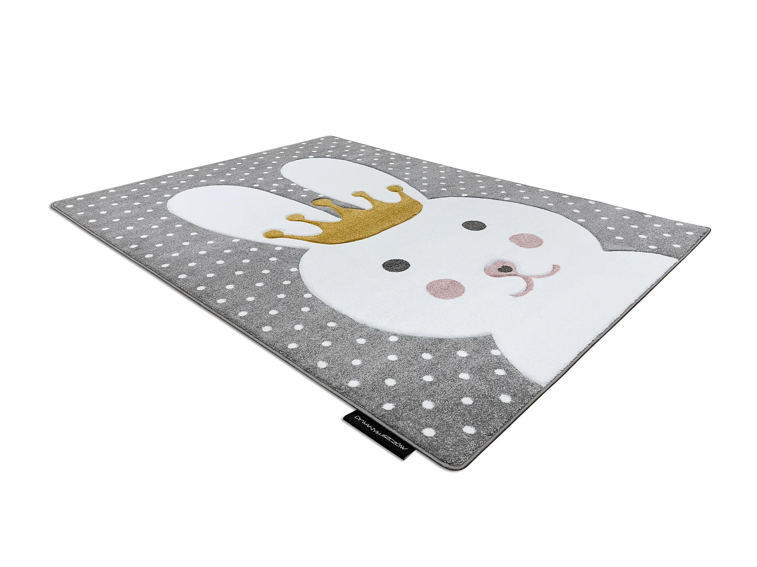 Tapijt PETIT BUNNY KONIJNTJE KONIJN grijskleuring 160x220 cm