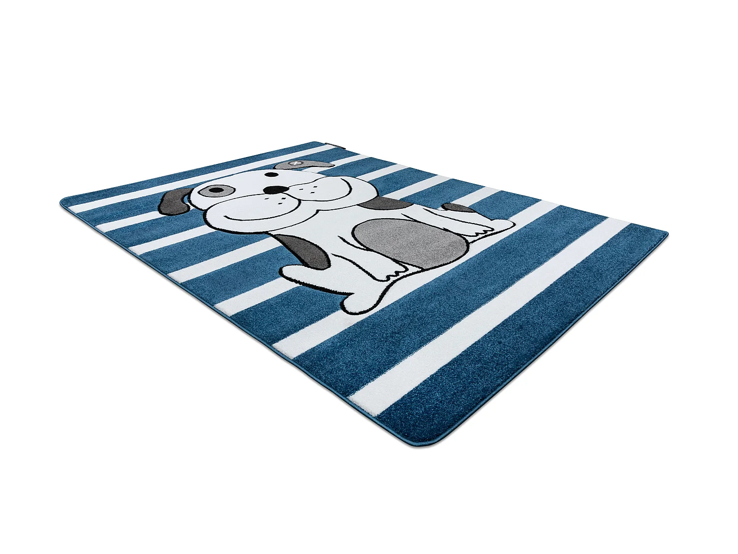 Tapijt PETIT PUPPY HOND HONDJE blauw 160x220 cm