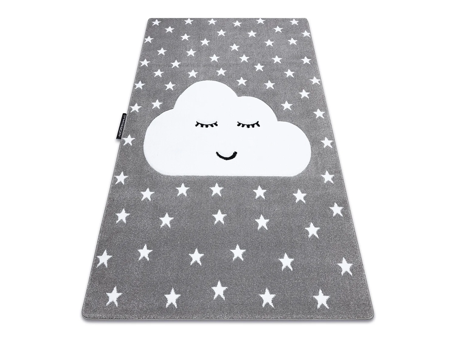 Tapis PETIT CLOUD NUAGE ÉTOILES gris 140x190 cm