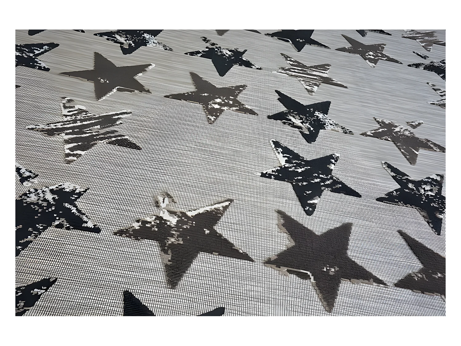 Tapis LISBOA 27219/975 Étoiles Petites étoiles Marron 80x150 cm