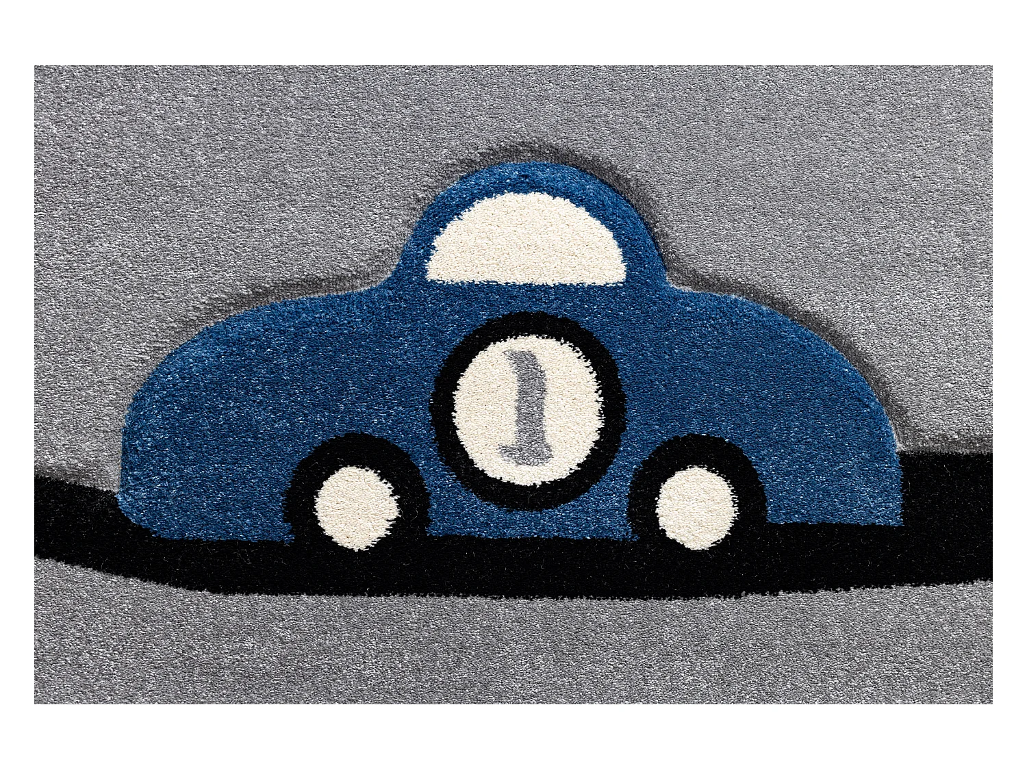 Alfombra PETIT TOYS JUGUETES CARROS gris 160x220 cm