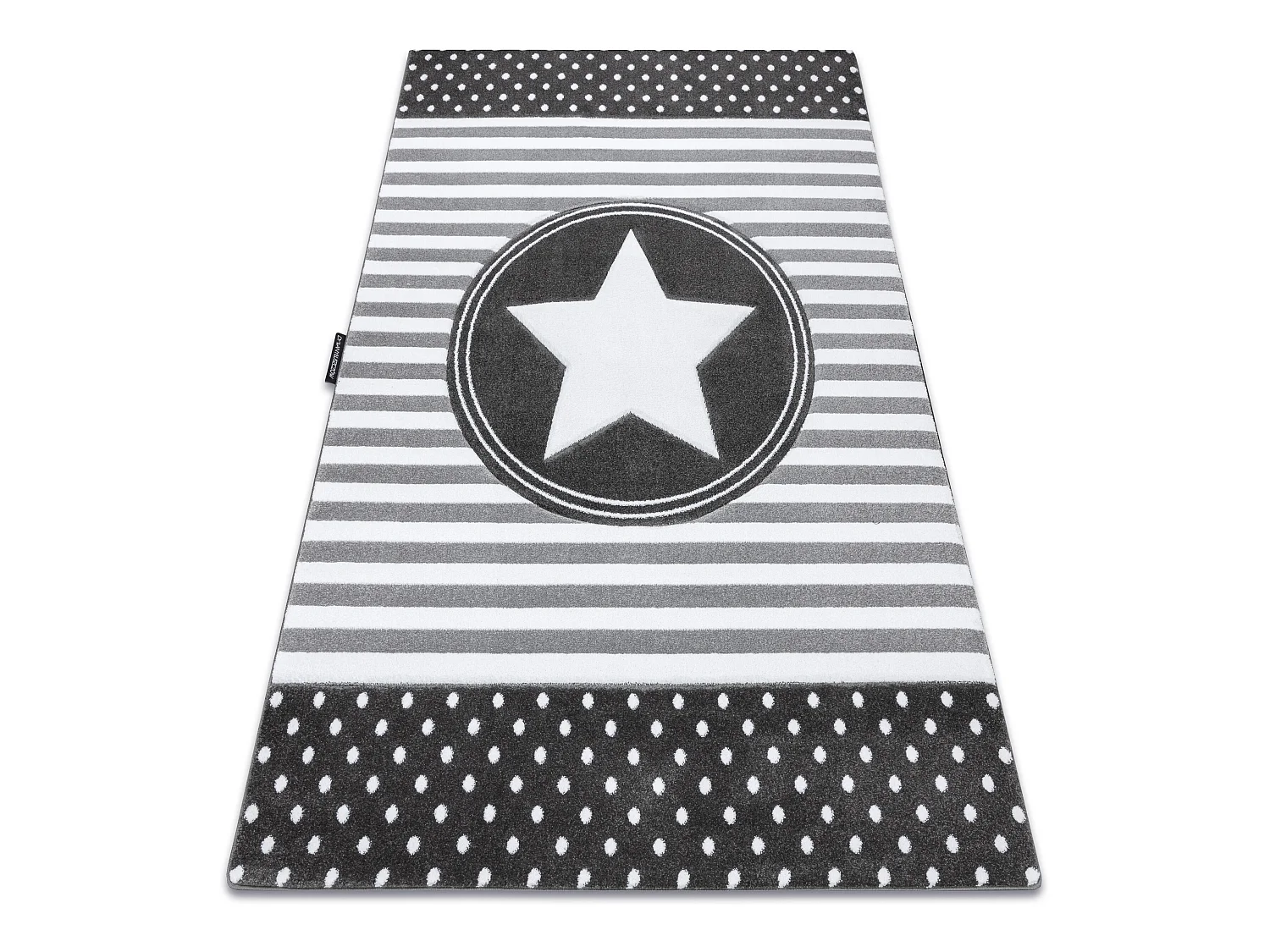 Tapis PETIT STAR ÉTOILE gris 140x190 cm