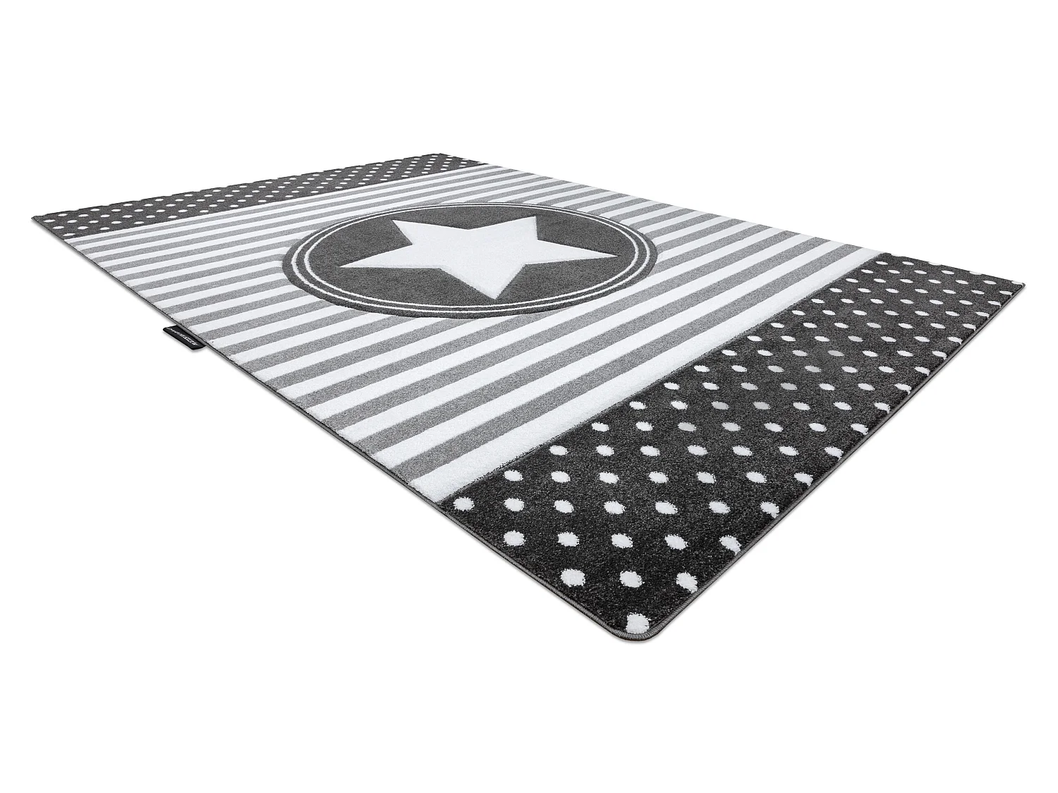 Tapis PETIT STAR ÉTOILE gris 140x190 cm