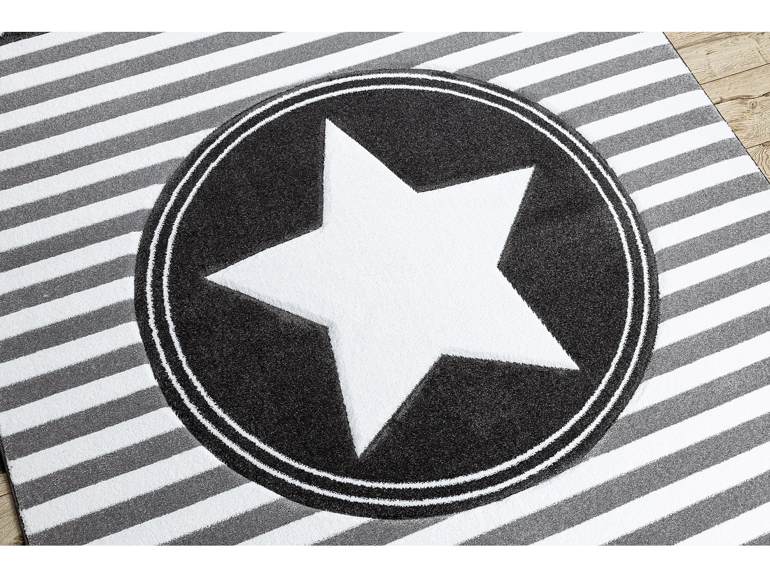 Tapis PETIT STAR ÉTOILE gris 140x190 cm