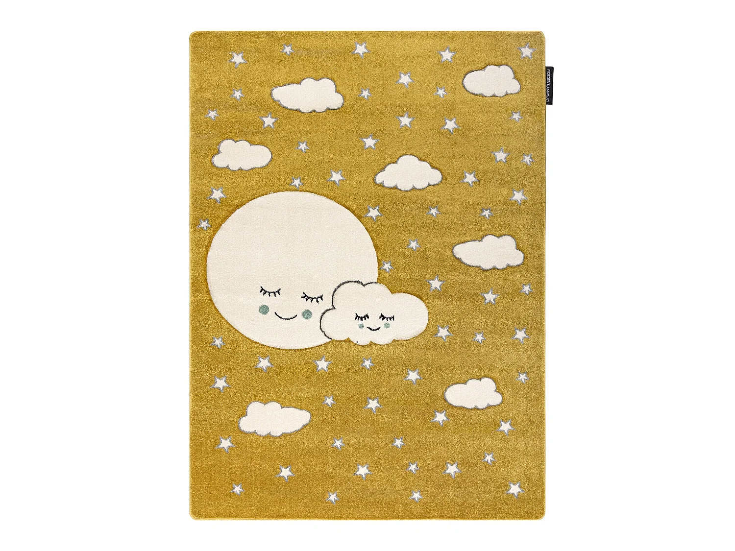 Tapis PETIT MOON étoiles, des nuages or 180x270 cm