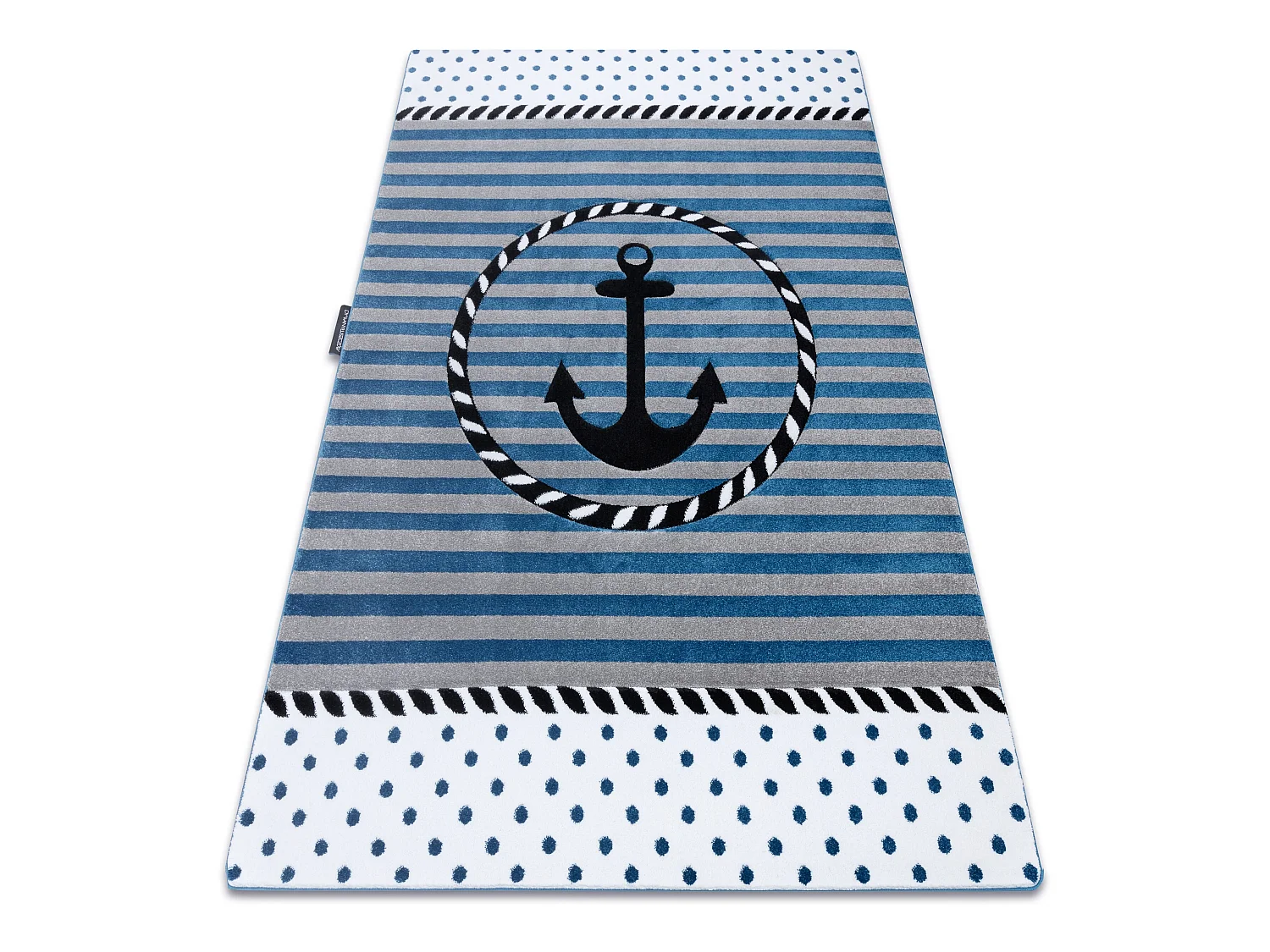 Tapijt PETIT MARINE ANKER ZEE blauw 140x190 cm