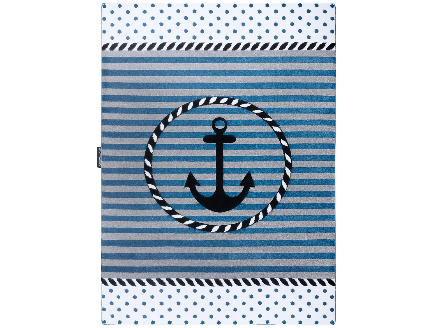 Tapijt PETIT MARINE ANKER ZEE blauw 160x220 cm