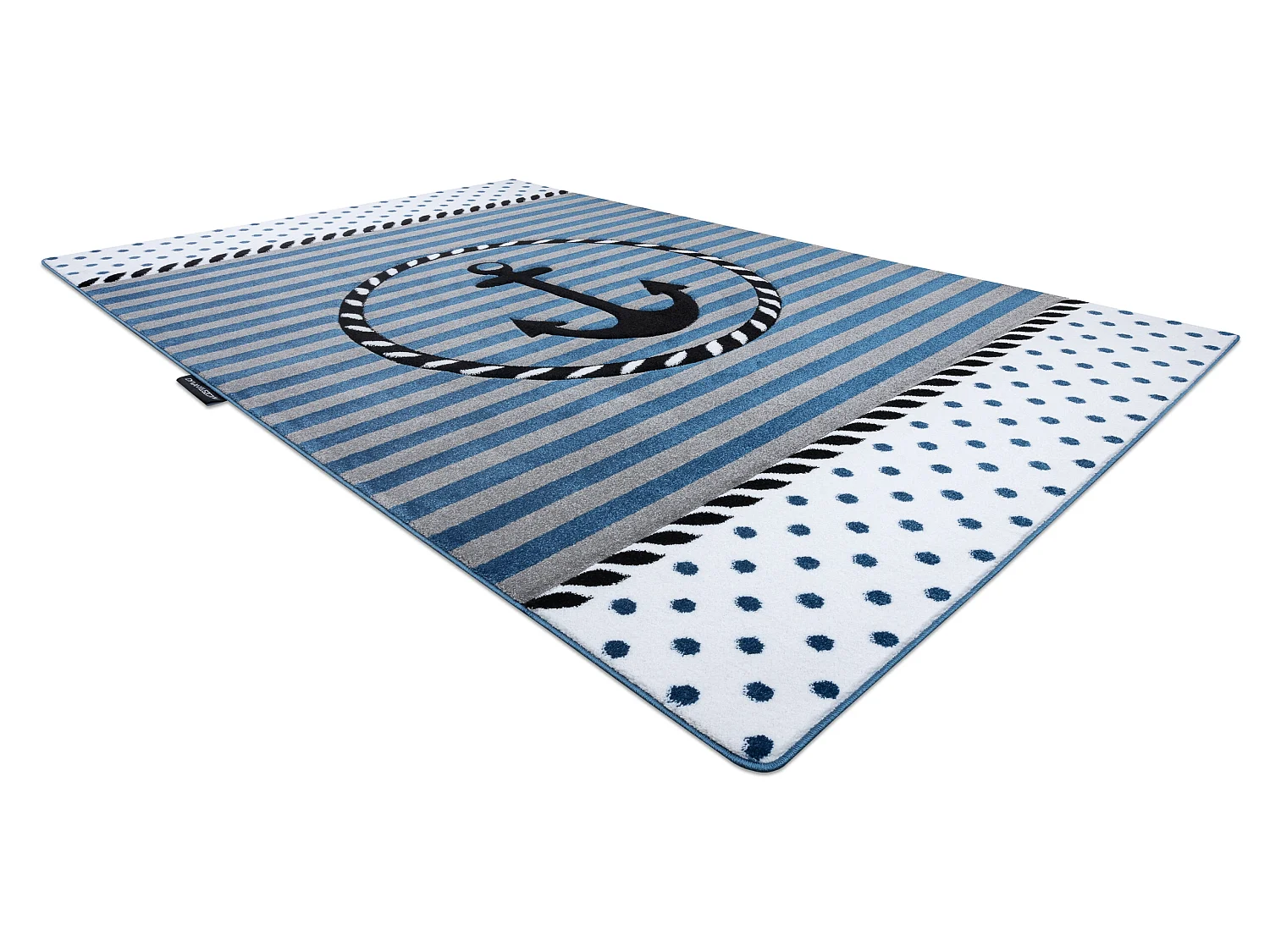 Tapijt PETIT MARINE ANKER ZEE blauw 160x220 cm