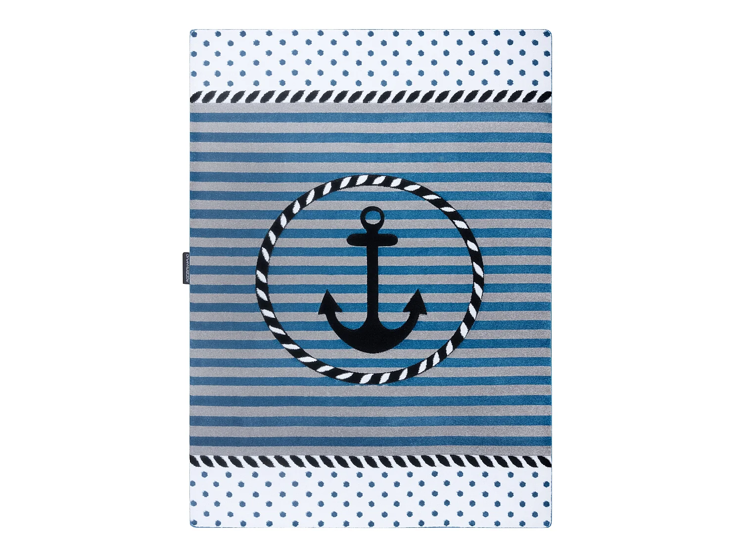 Tapijt PETIT MARINE ANKER ZEE blauw 180x270 cm