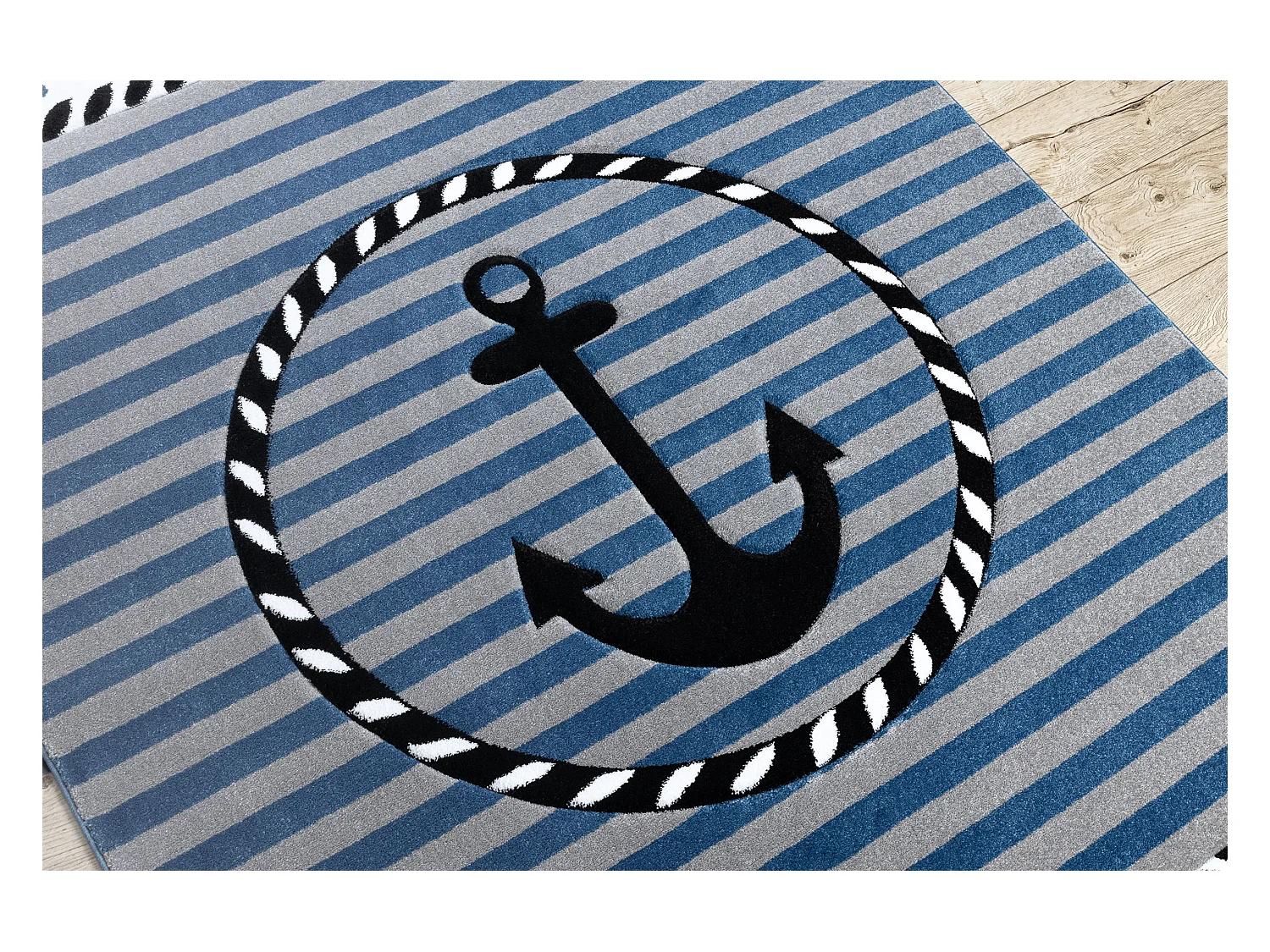 Tapijt PETIT MARINE ANKER ZEE blauw 180x270 cm