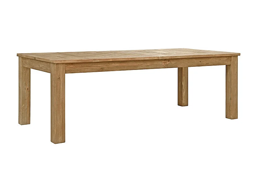 Table extensible 224 à 304 cm en bois de pin massif recyclé - CHALET
