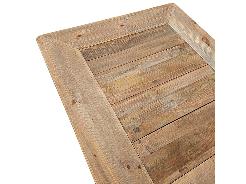 Table extensible 224 à 304 cm en bois de pin massif recyclé - CHALET