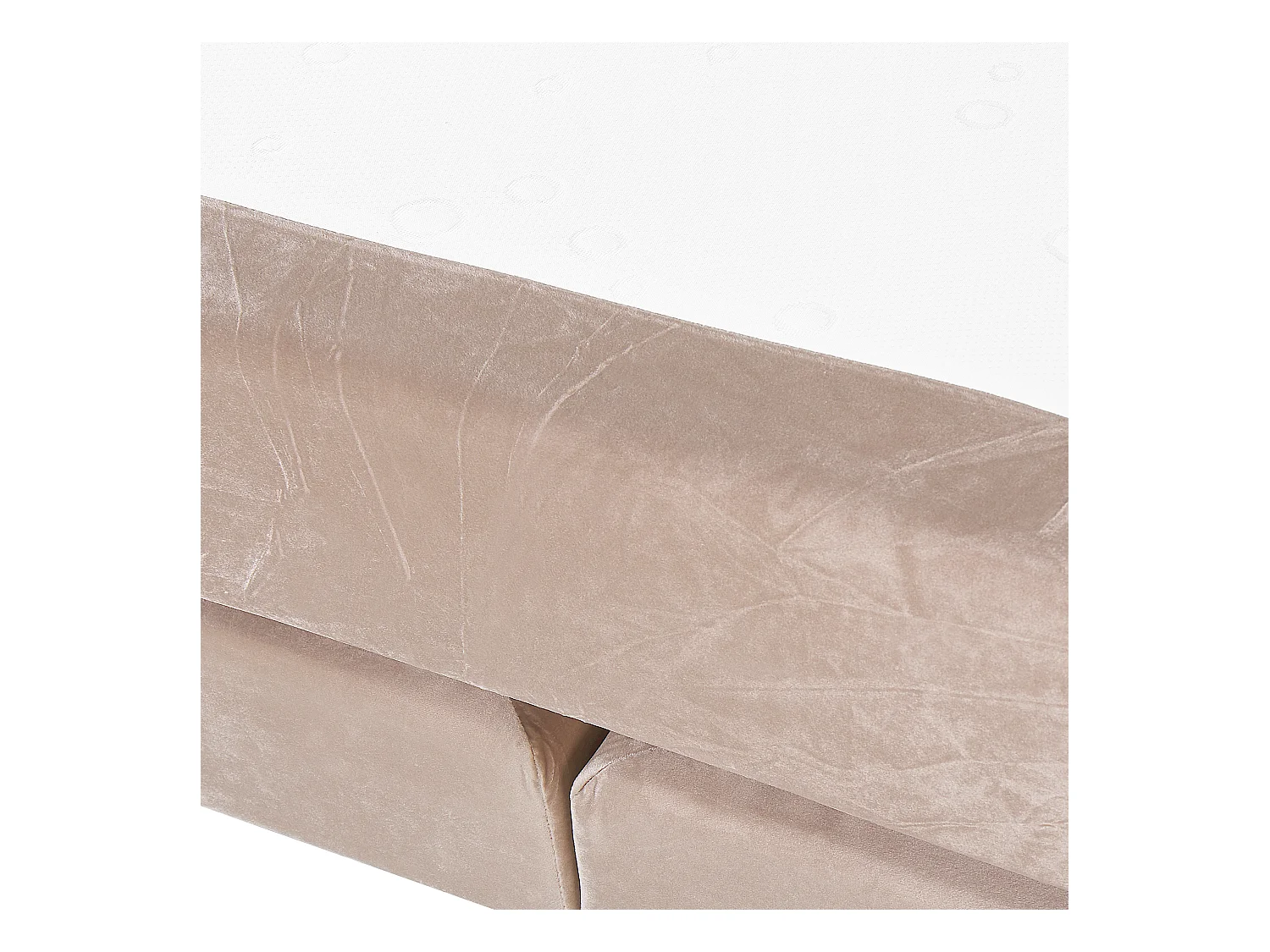 Boxspring Fluweel MARQUISE 180 x 200 cm Beige