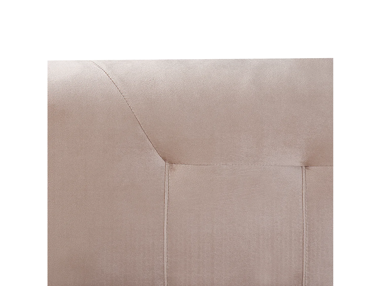Boxspring Fluweel MARQUISE 180 x 200 cm Beige