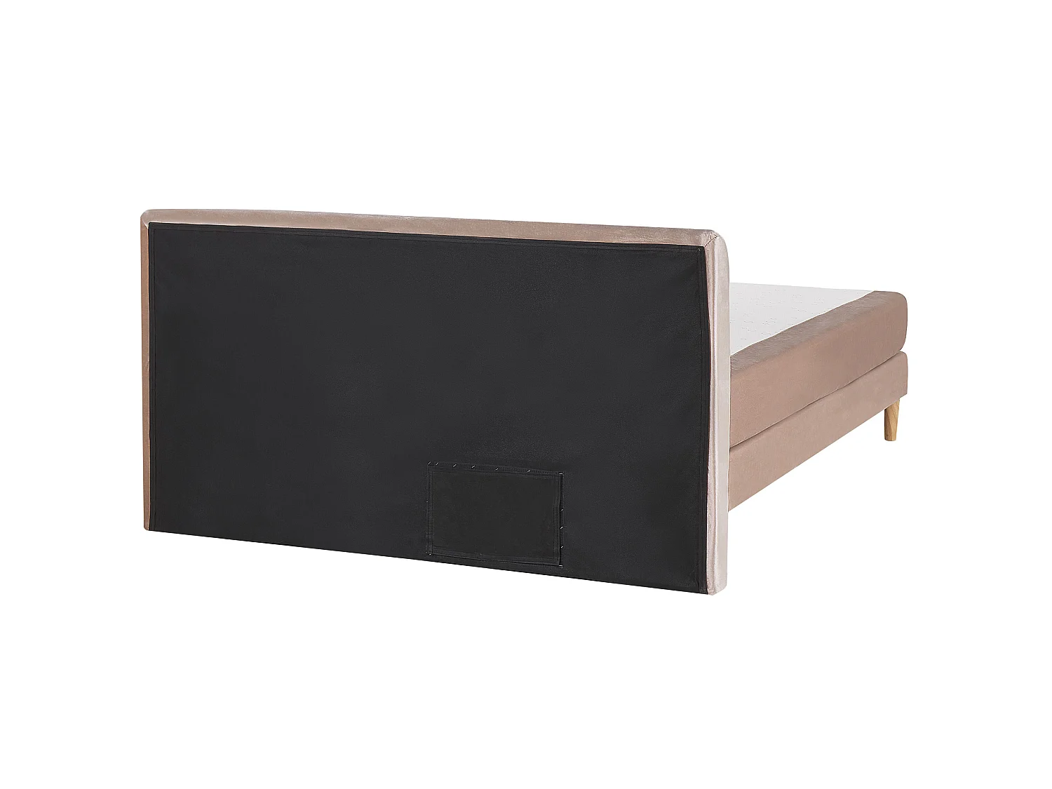 Divan Bed Velvet MARQUISE 180 x 200 cm (EU Super King) Beige