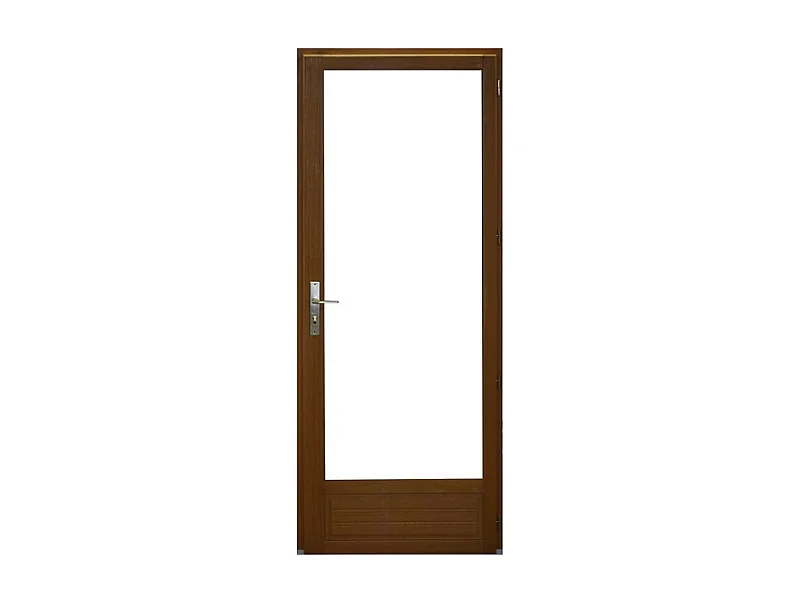 Porte Fenetre Bois 1 Vantail H215 X L90 Tirant Droite Cotes Tableau Gd Menuiseries