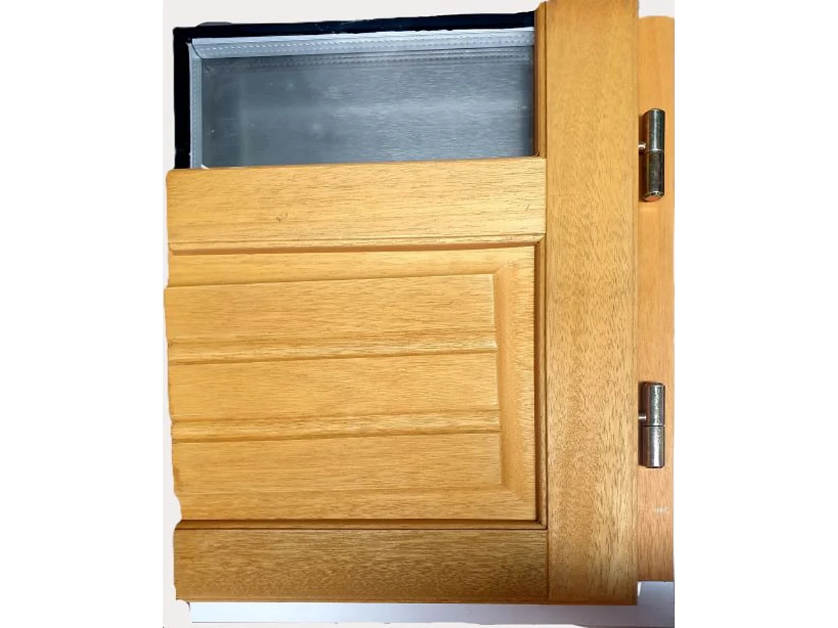 Porte Fenetre Bois 1 Vantail H215 X L90 Tirant Droite Cotes Tableau Gd Menuiseries