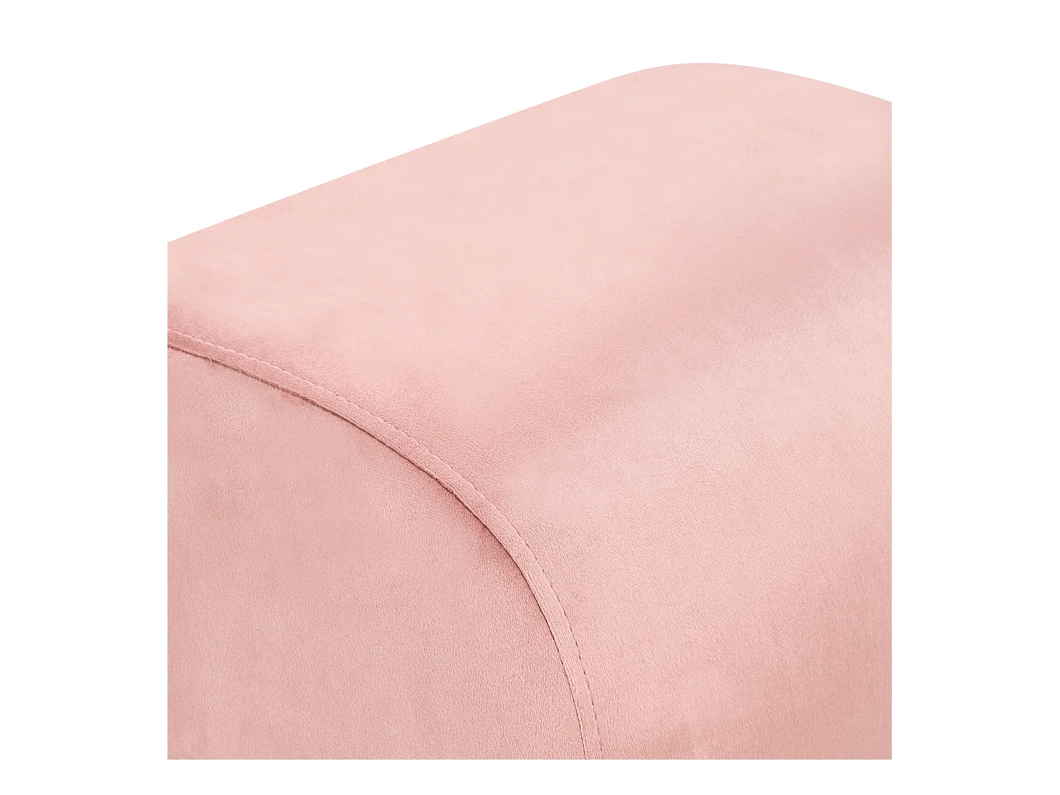 Pufe MODOC Veludo Rosa 35 cm 42 cm 42 cm