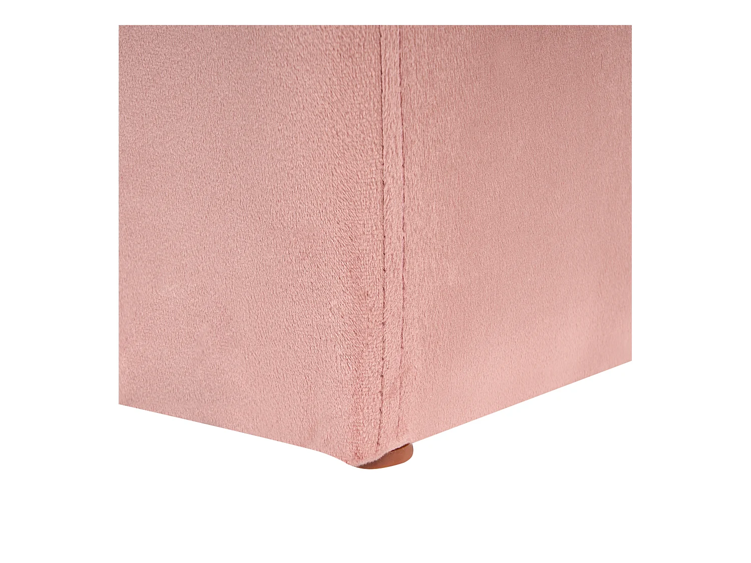 Pufe MODOC Veludo Rosa 35 cm 42 cm 42 cm