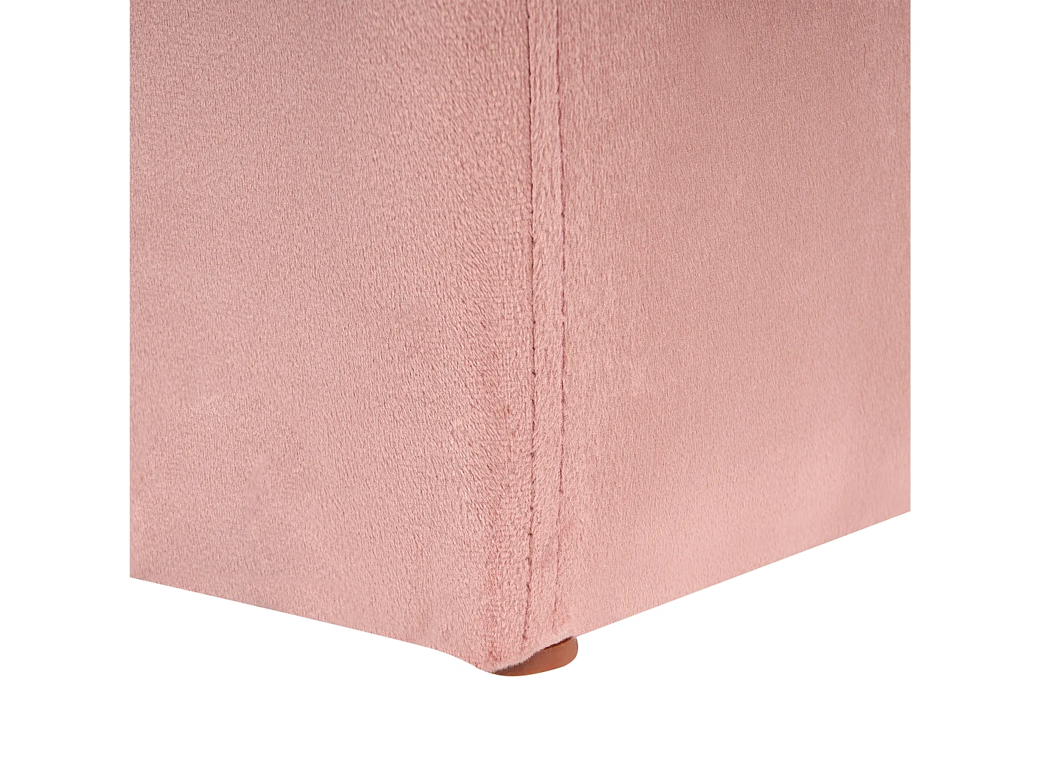 Pouf MODOC Samtstoff Rosa 35 cm 42 cm 42 cm