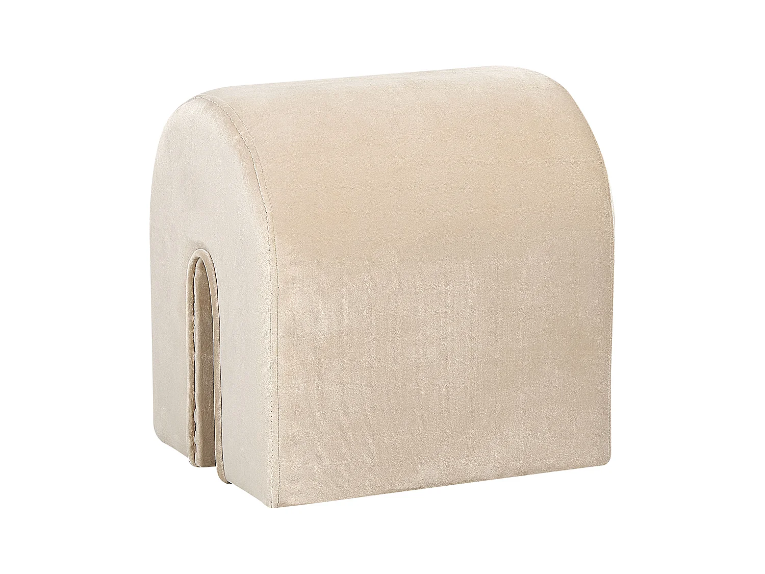 Pouf MODOC Velours Beige