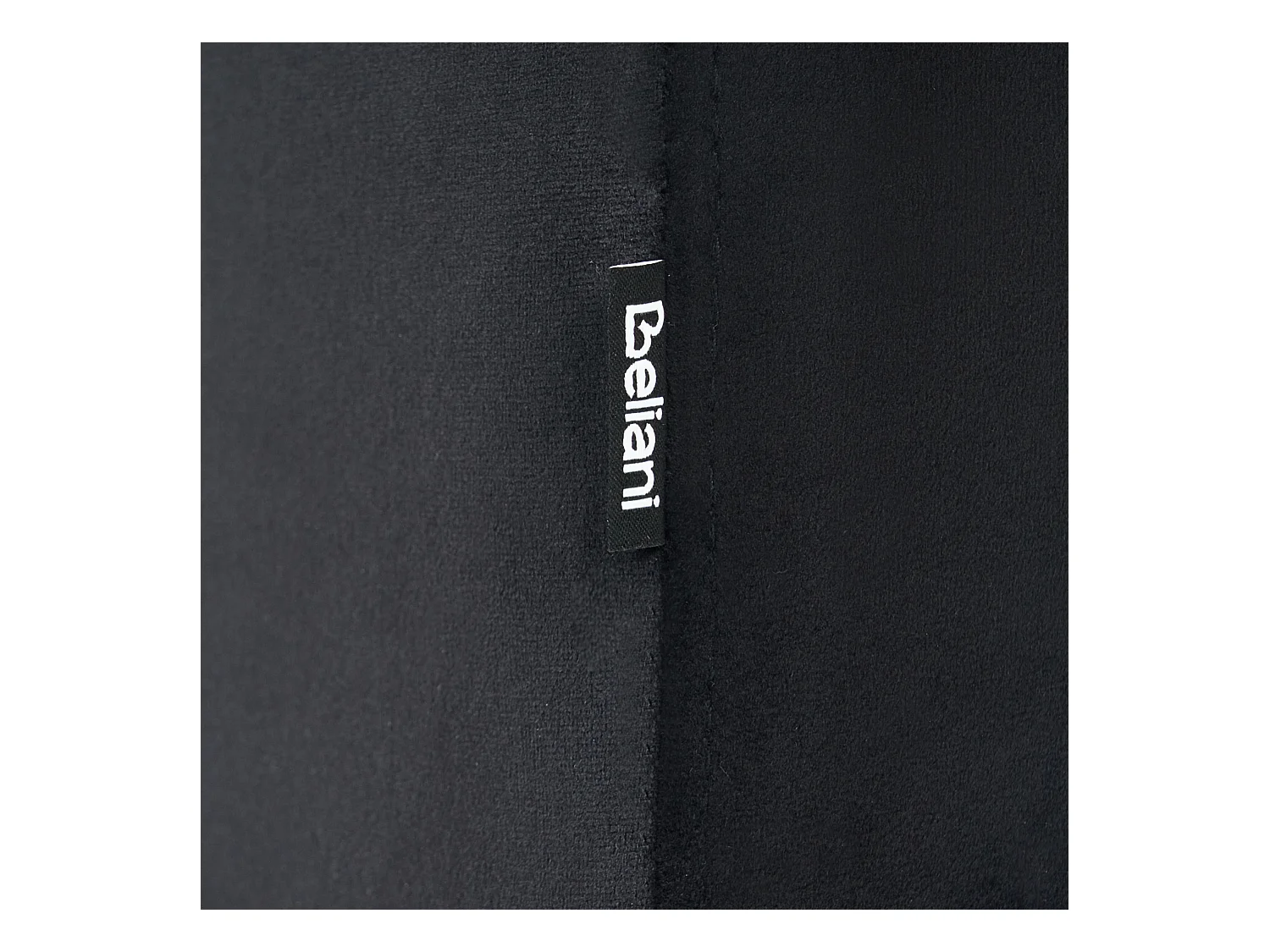 Pouf velluto nero 35 x 42 x 42 cm MODOC