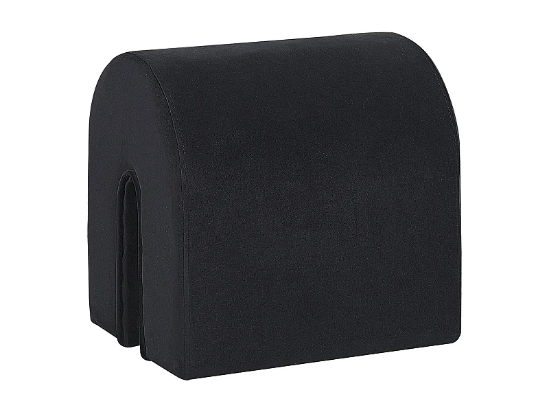 Pouf MODOC Velours Noir