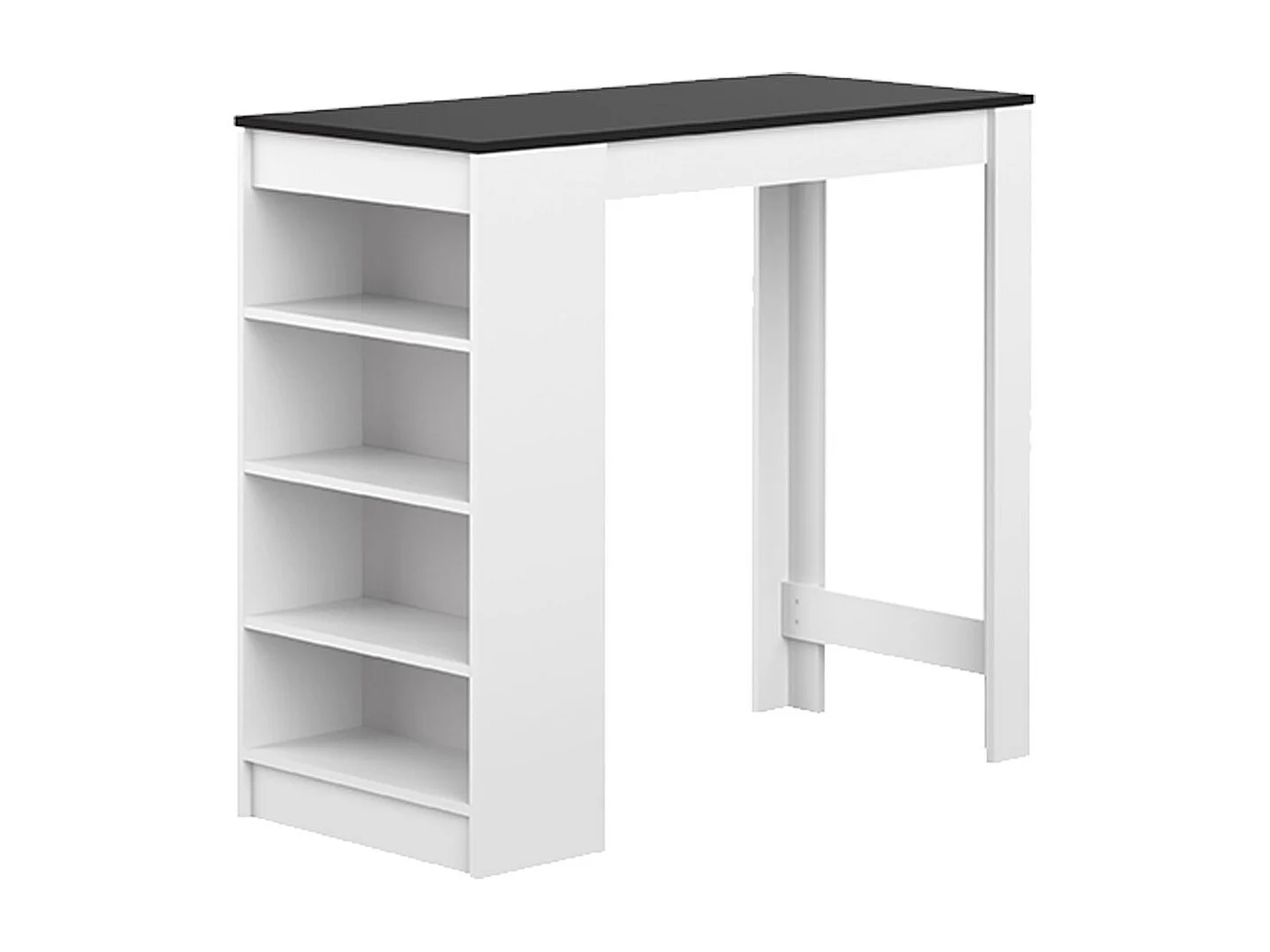 Meuble Bar ARAVIS Chêne naturel et Noir 115 X 102,7