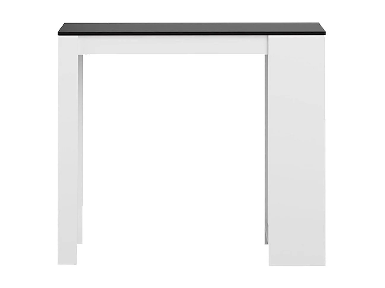 Meuble Bar ARAVIS Chêne naturel et Noir 115 X 102,7