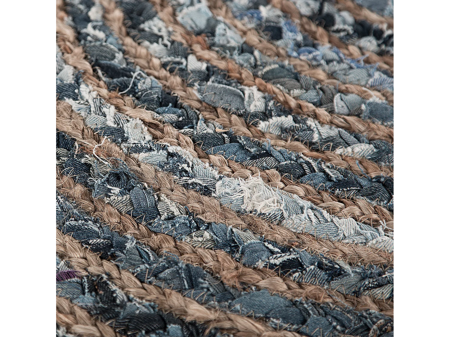 Tapis MASLAK Gris ø 120 cm Jute