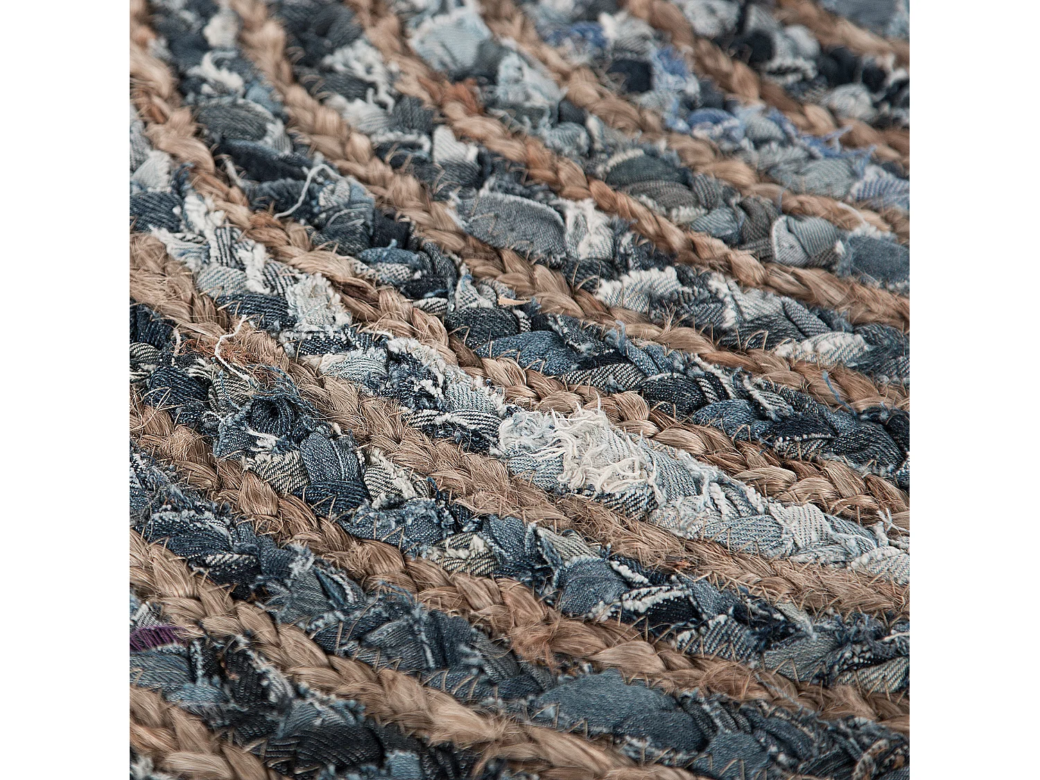 Tapis MASLAK Gris ø 120 cm Jute