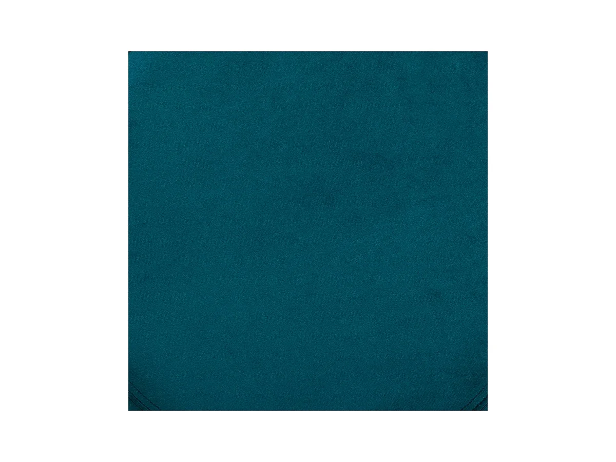 Pouf Velours Design "Sinan" 40cm Bleu Canard