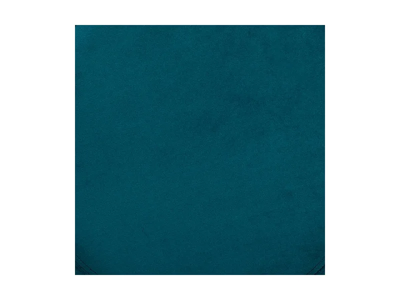 Pouf Velours Design "Sinan" 40cm Bleu Canard