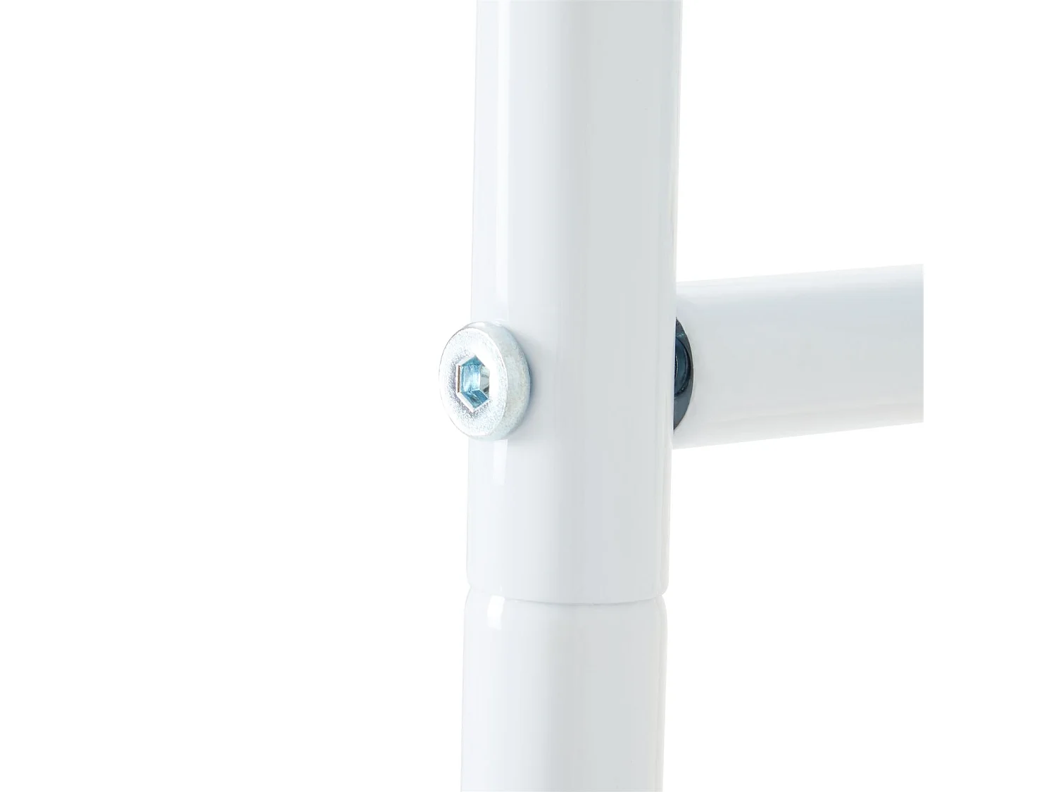 Echelle CASTEL porte-serviette échelle de décoration avec 5 barreaux, en métal laqué blanc