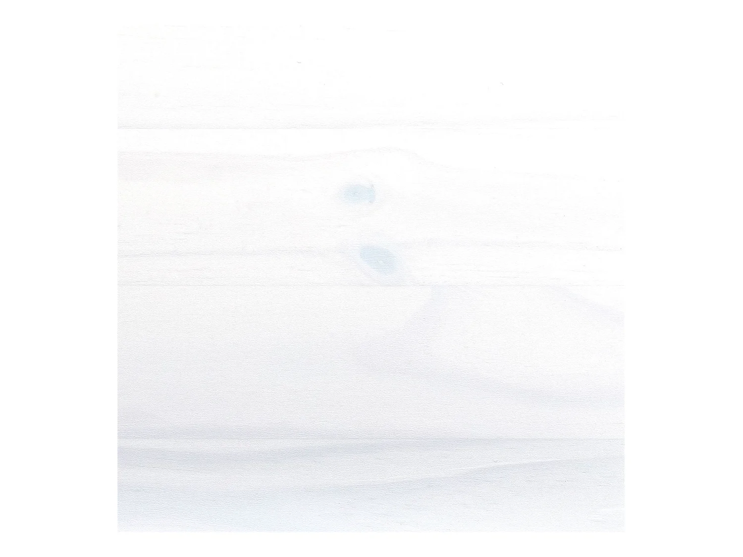 Buffet salle à manger COLMAR en bois massif L116 cm avec 3 portes battantes et 2 tiroirs spacieux, blanc et brun