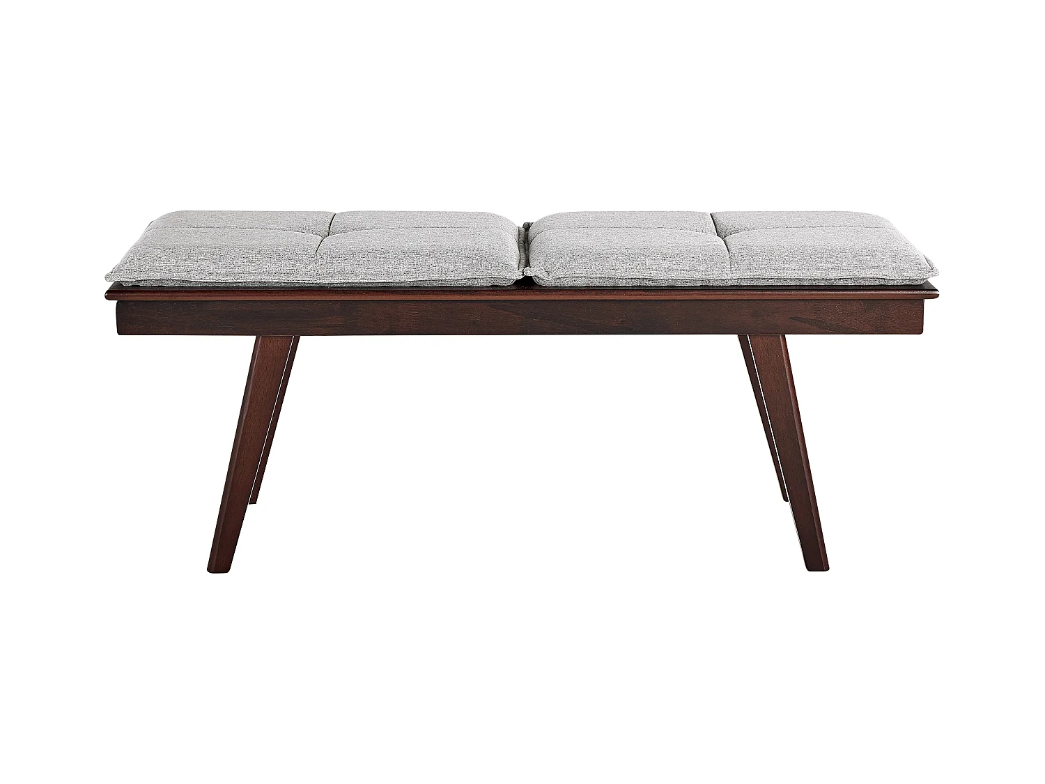 Ławka EXTON Ciemny brąz/ szary