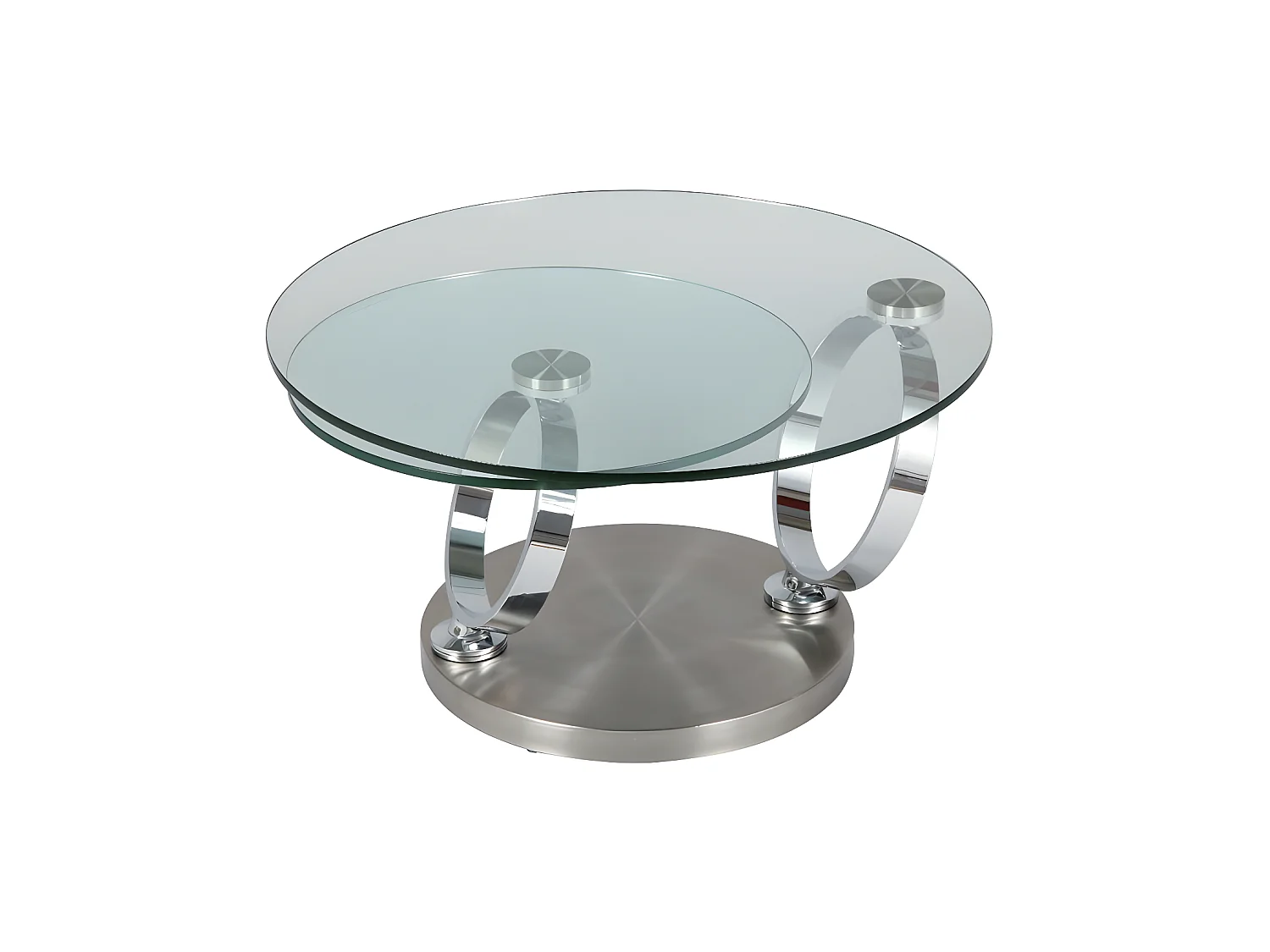 Table basse articulée Acier/Verre - VERRO