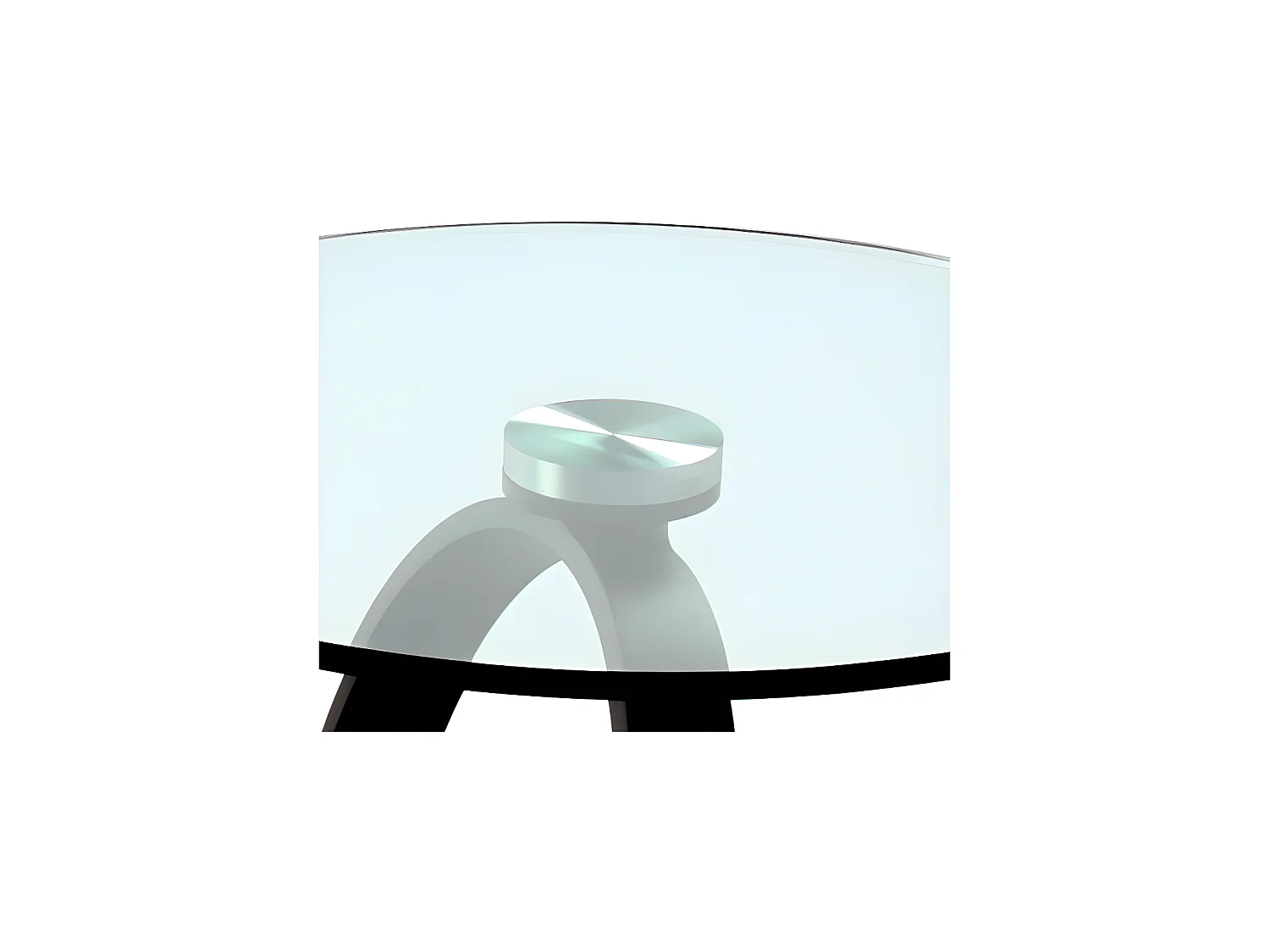 Table basse articulée Métal/Verre/Céramique - VERRO