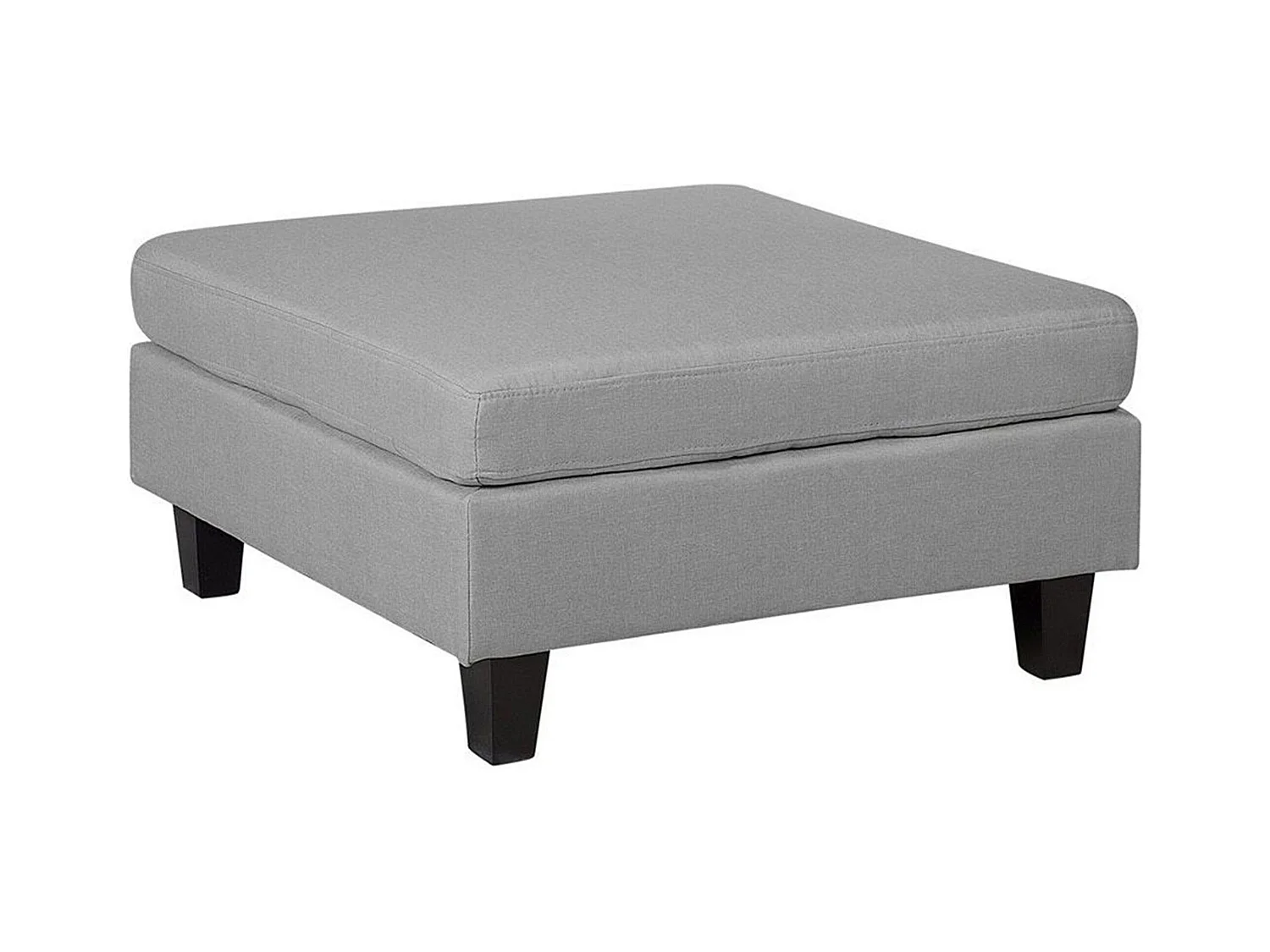 Ottoman FEVIK Tissu Gris clair