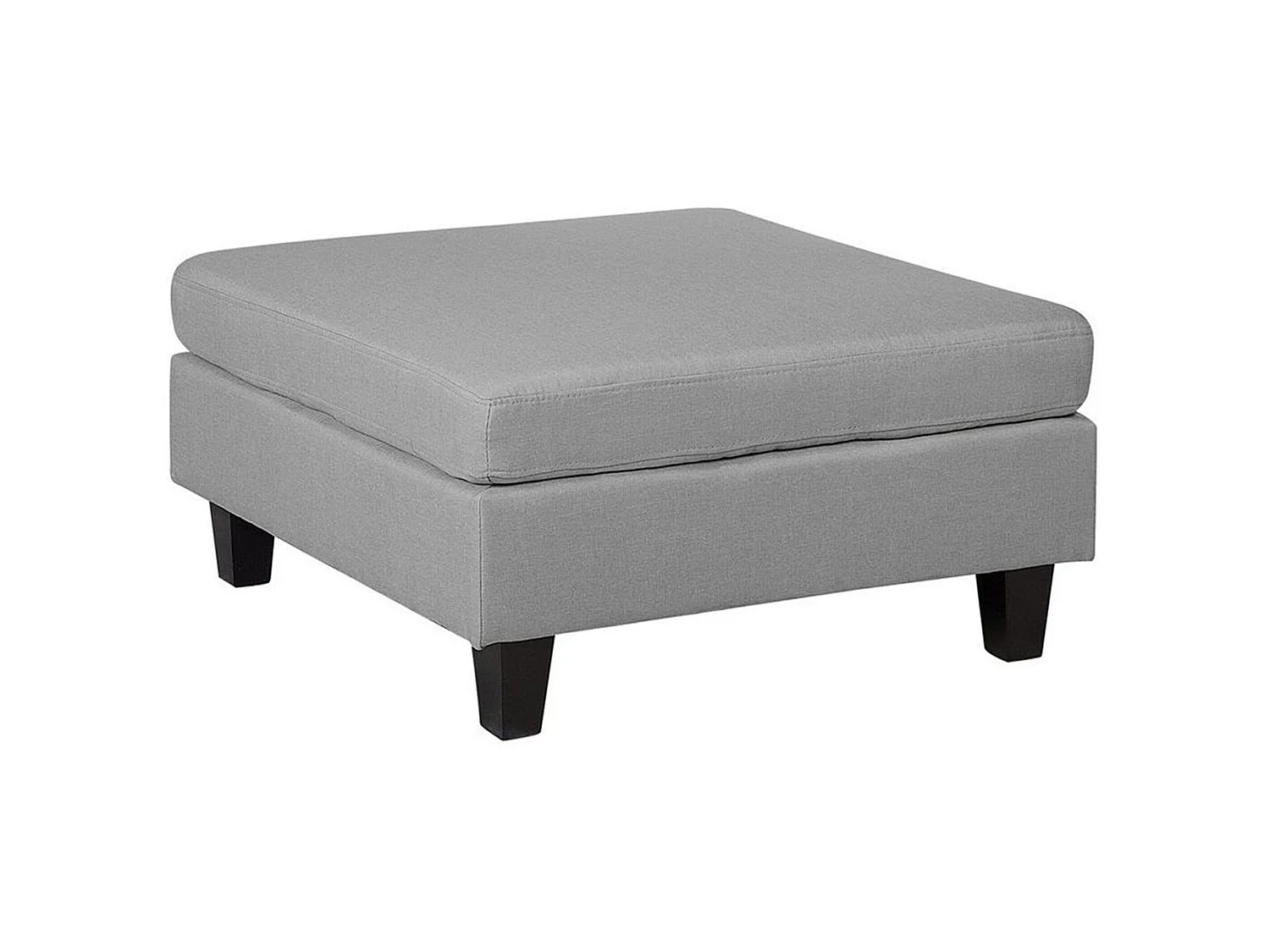 Ottoman FEVIK Tissu Gris clair