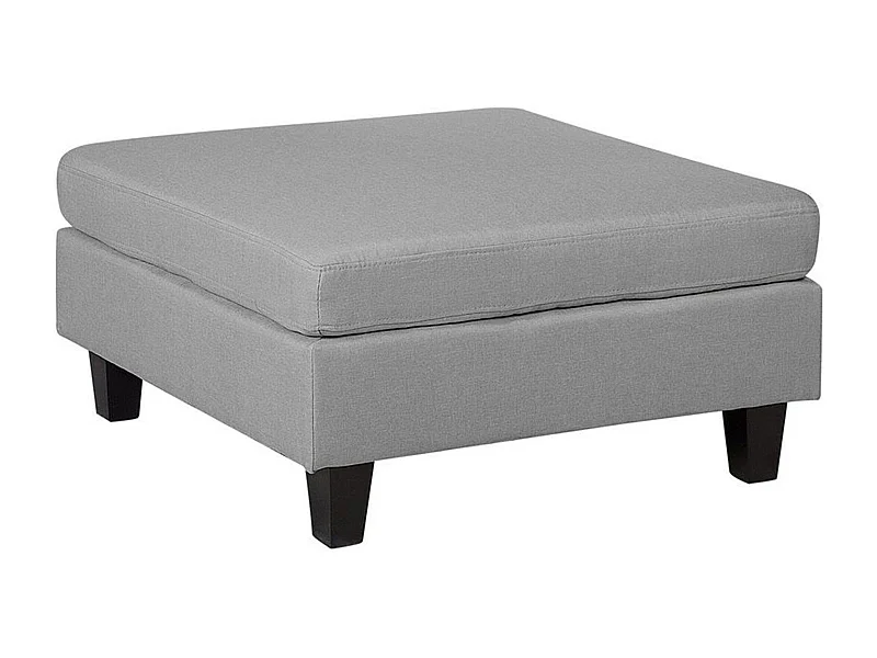 Ottomaan FEVIK Stof Lichtgrijs