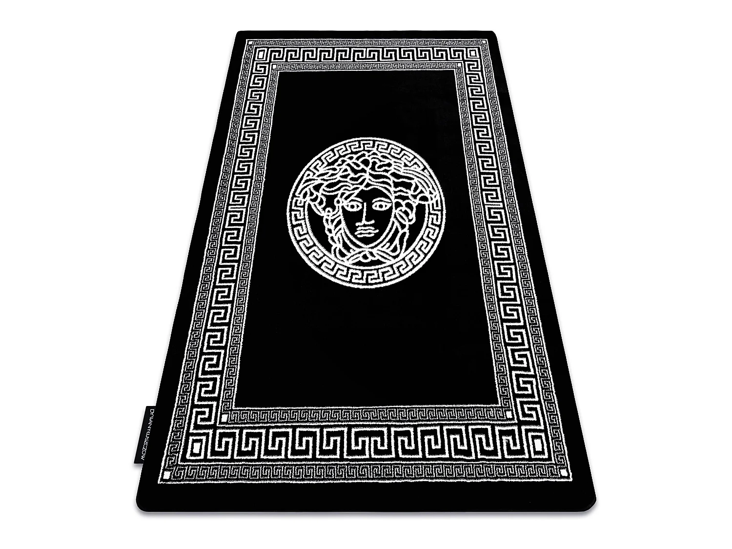 Tapis HAMPTON Medusa méduse grec noir 200x290 cm