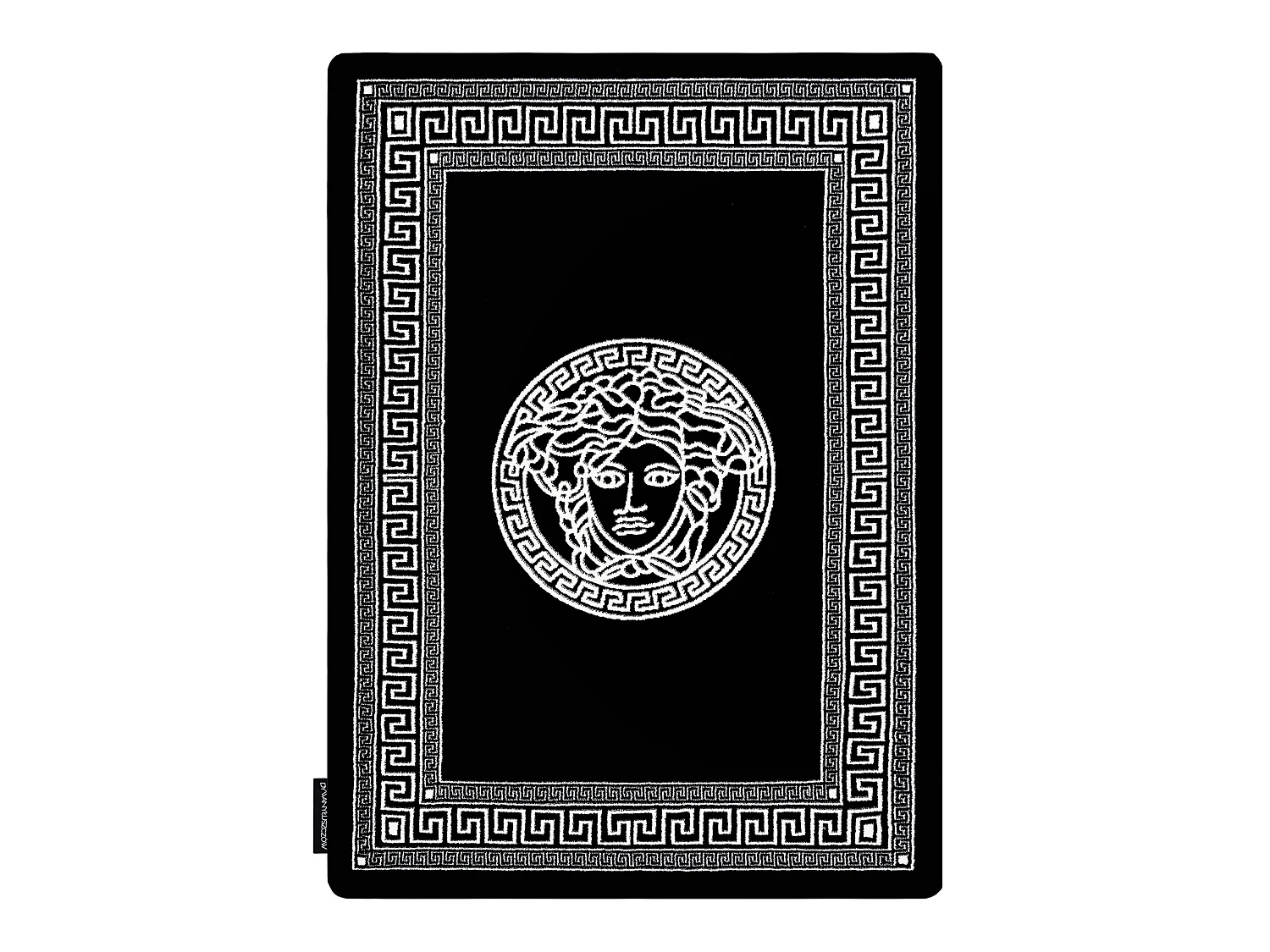 Tapis HAMPTON Medusa méduse grec noir 200x290 cm