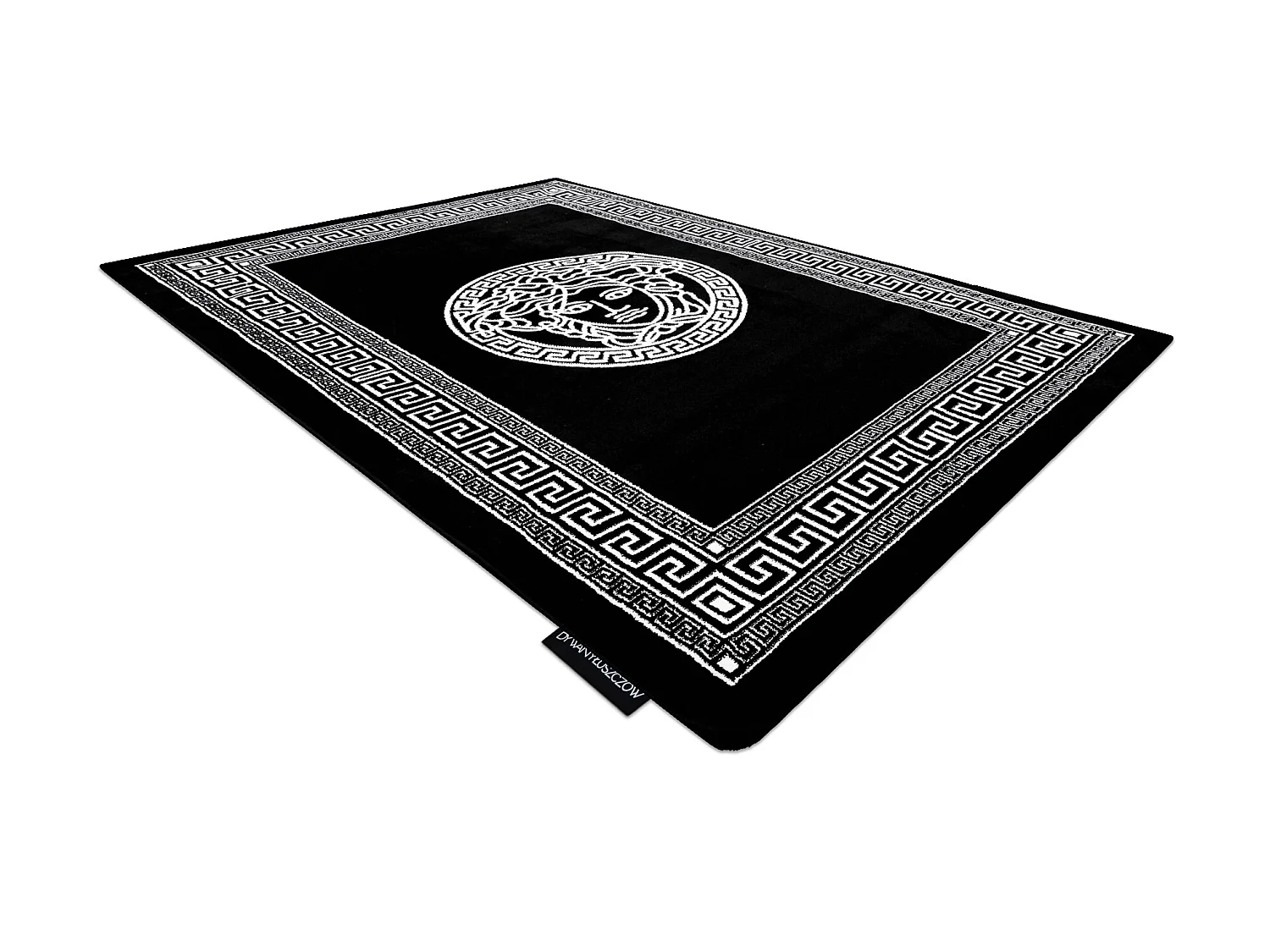 Tapijt HAMPTON Medusa grieks kwallen zwart 160x220 cm